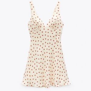 COPY - Zara Strawberry Pattern Summer Dress SZ M